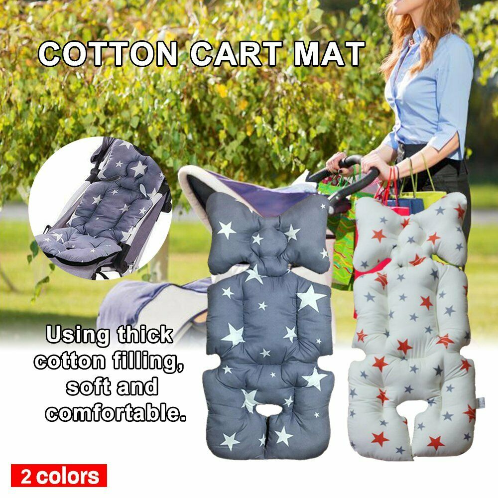 Soft Baby Kid Stroller Pram Pushchair Car Seat Liner Pad Mat Cushion Washable Jl