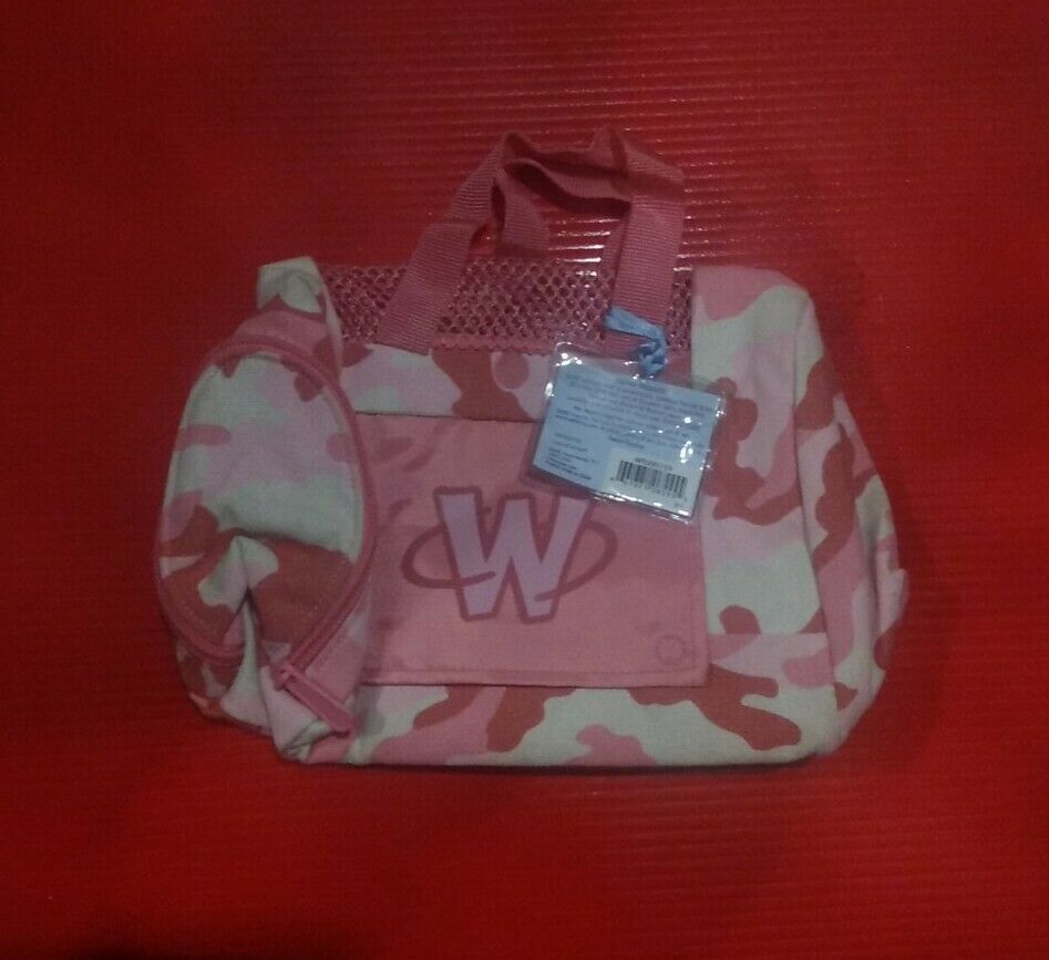Ganz Webkinz Pink Camp Carrier W/ Unused Code