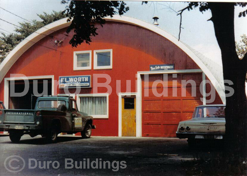Durospan Steel 33x40x15 Metal Quonset Diy Ag Barn Building Kit Open Ends Direct