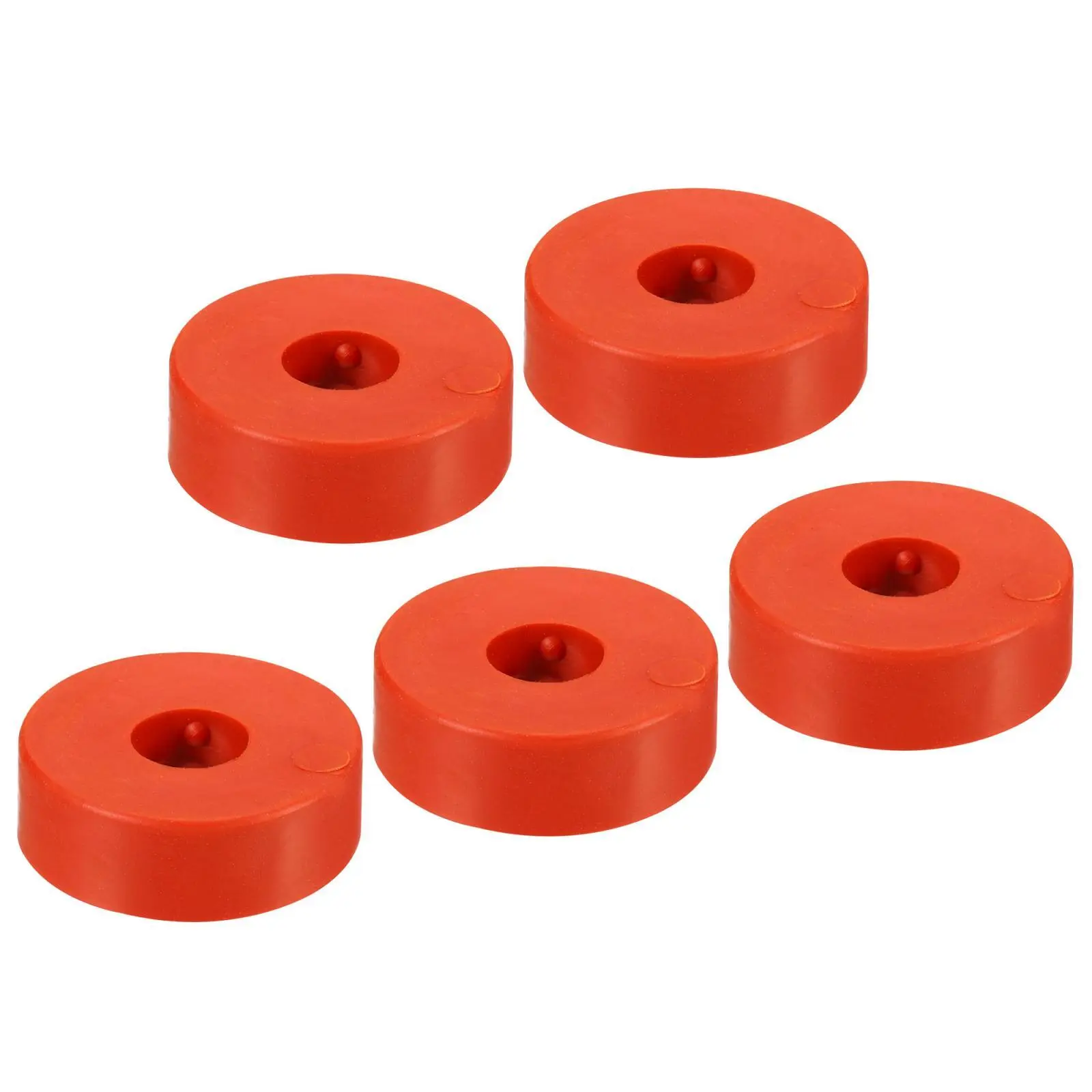 Anti Vibration Washer 30 x 10 x 10mm Gasket Spacer for Air Conditioner Red 5pcs
