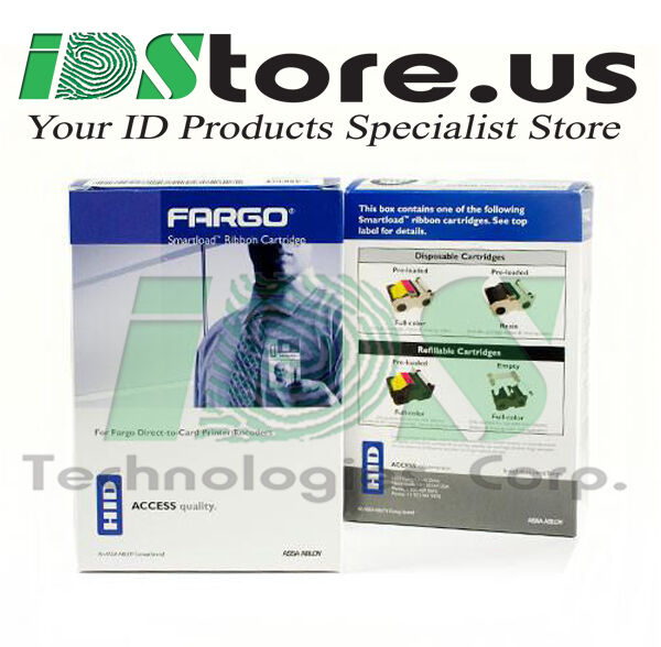 Fargo 45000 Ymcko Color Ribbon - 250 Prints For Dtc1000 Dtc1250e
