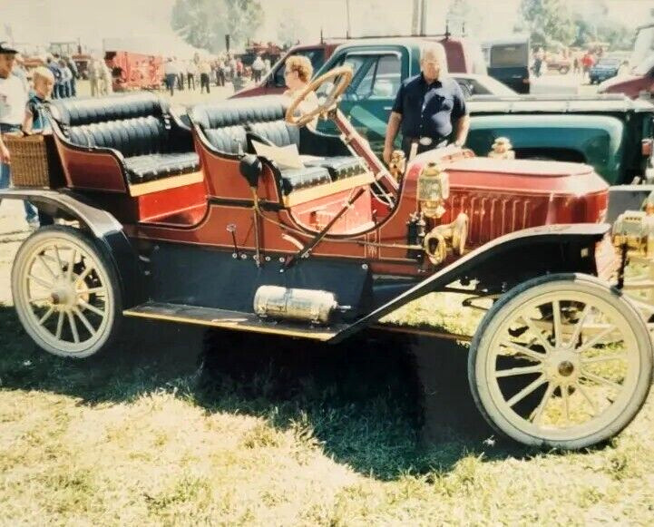 1900s Stanley Steamer  At Car Show Glossy Real Photo In Mt. Pleasant Iowa  1980s
