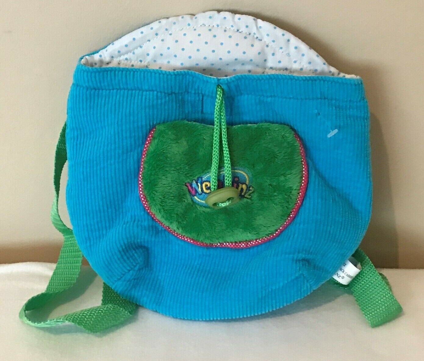 Webkinz Pet Backpack Carrier Knapsack By Ganz Hc102 Blue Plush Bag