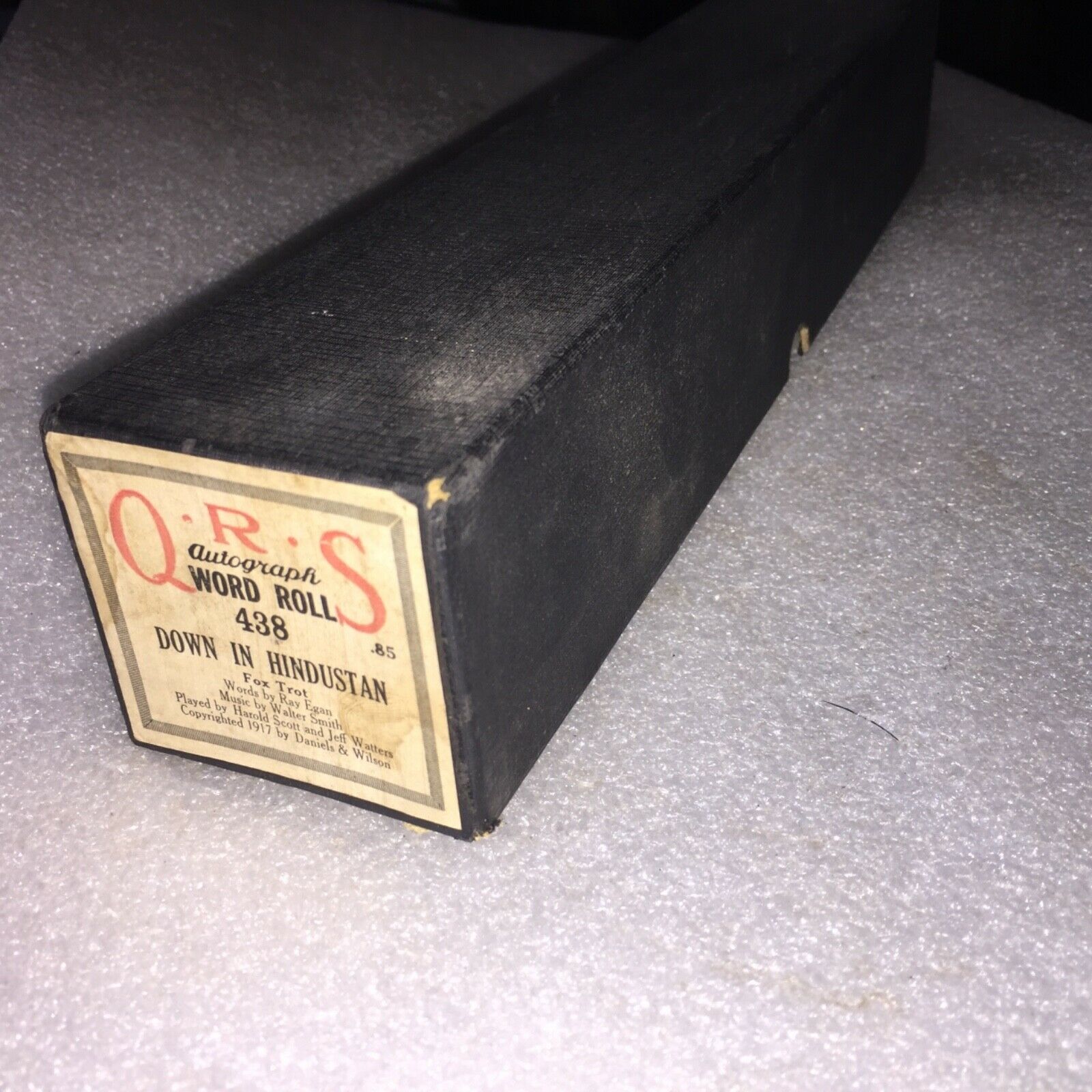 Vintage 1917 Qrs Down In Hindustan Piano Roll #438