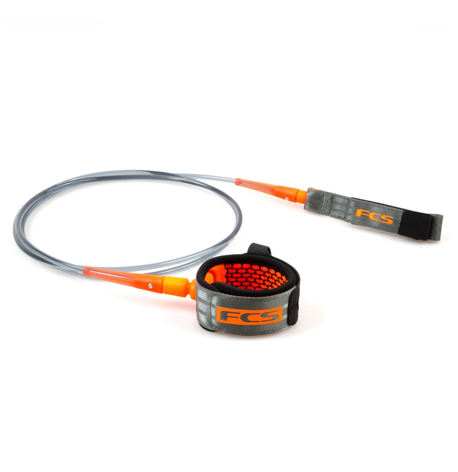 Fcs Essential All Round Leash Charcoal-blood Orange 7ft0in