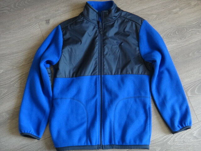 New Old Navy Fleece Jacket Fall L 10 12 Navy Blue  Boys Warm Activewear
