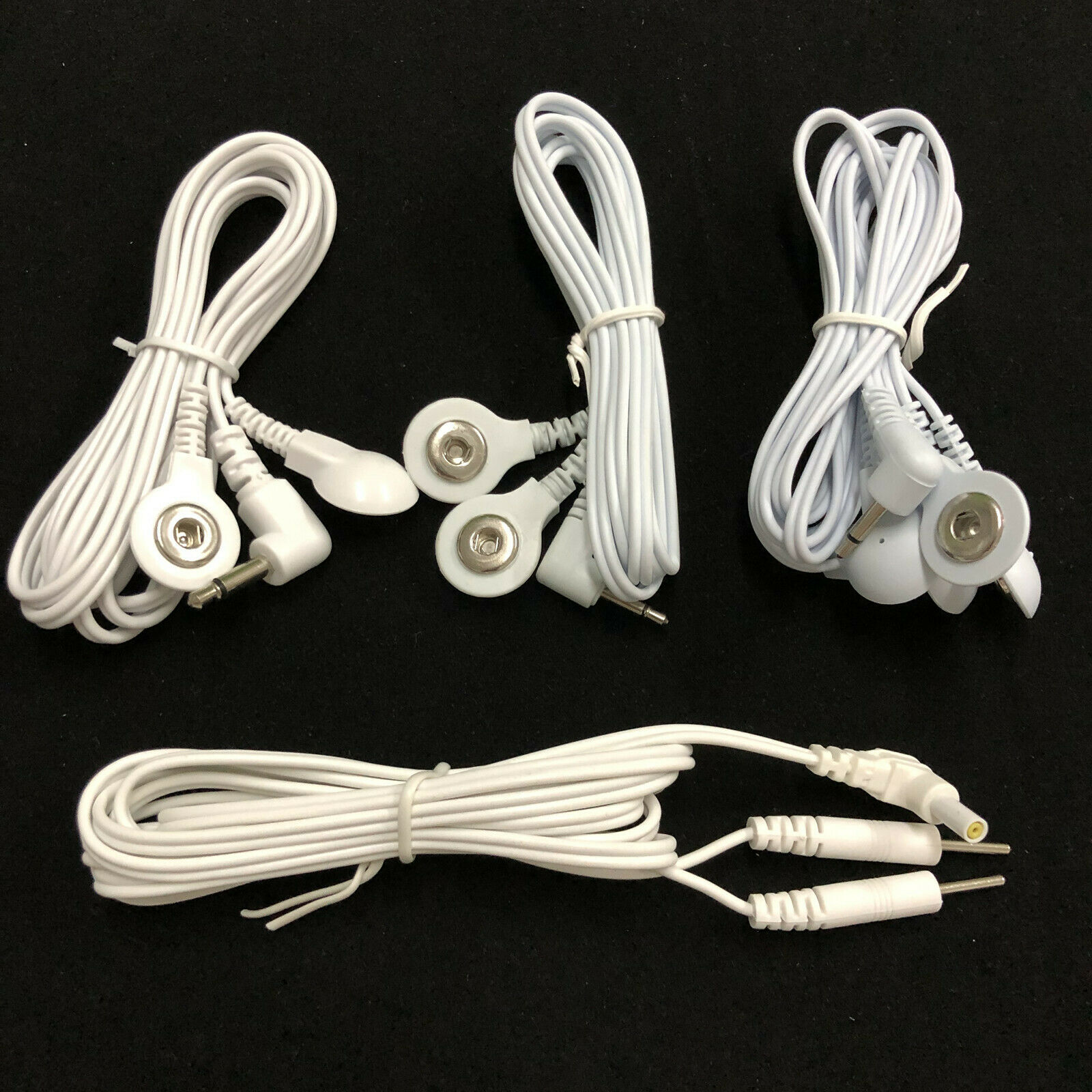 Replacement Tens Unit Lead Wires 2.5mm Jack Plug 2.0mm Pin Connector Cables