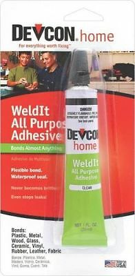NEW DEVCON S-182 CLEAR WELDIT HOUSEHOLD CEMENT EPOXY GLUE WATERPROOF ADHESIVE