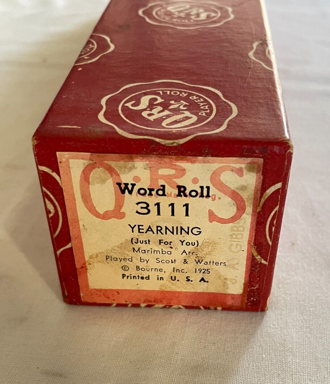 Qrs Player Piano Roll #3111 - Yearning