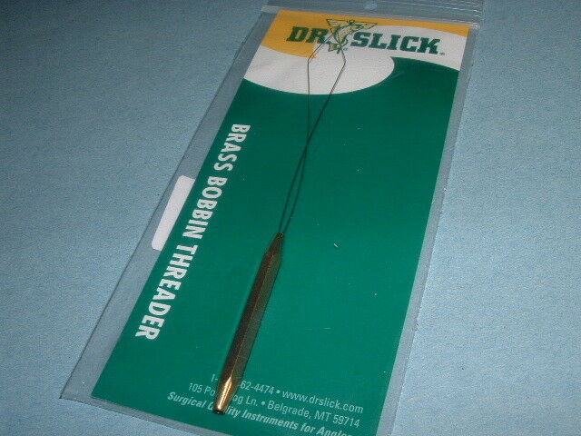 Dr. Slick Bobbin Threader 5 1/2 in w/ Half Hitch Handle Tool Fly Tying Thread BT