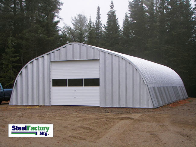 Steel Factory Mfg A20x31x12 Factory Direct Gambrel Double Pitched Arch Garage