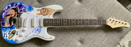 Post Malone Signed Autograph Custom Full Size Hand Painted Amazing Guitar Coa