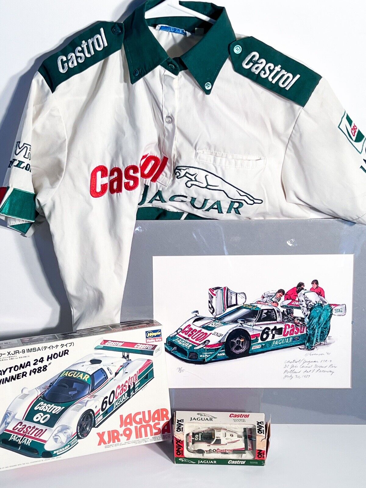 Very Rare Items* 1989 IMSA Castrol Jaguar XJR-9 Memorabilia Lot!!!