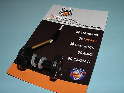 RITE SHORTY Bobbin Fly Tying Ceramic Thread Bobbin 8000-U