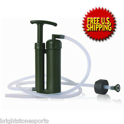 Portable Mini Soldier Water Filter Hiking Camping Outdoor Survival Emergency G2