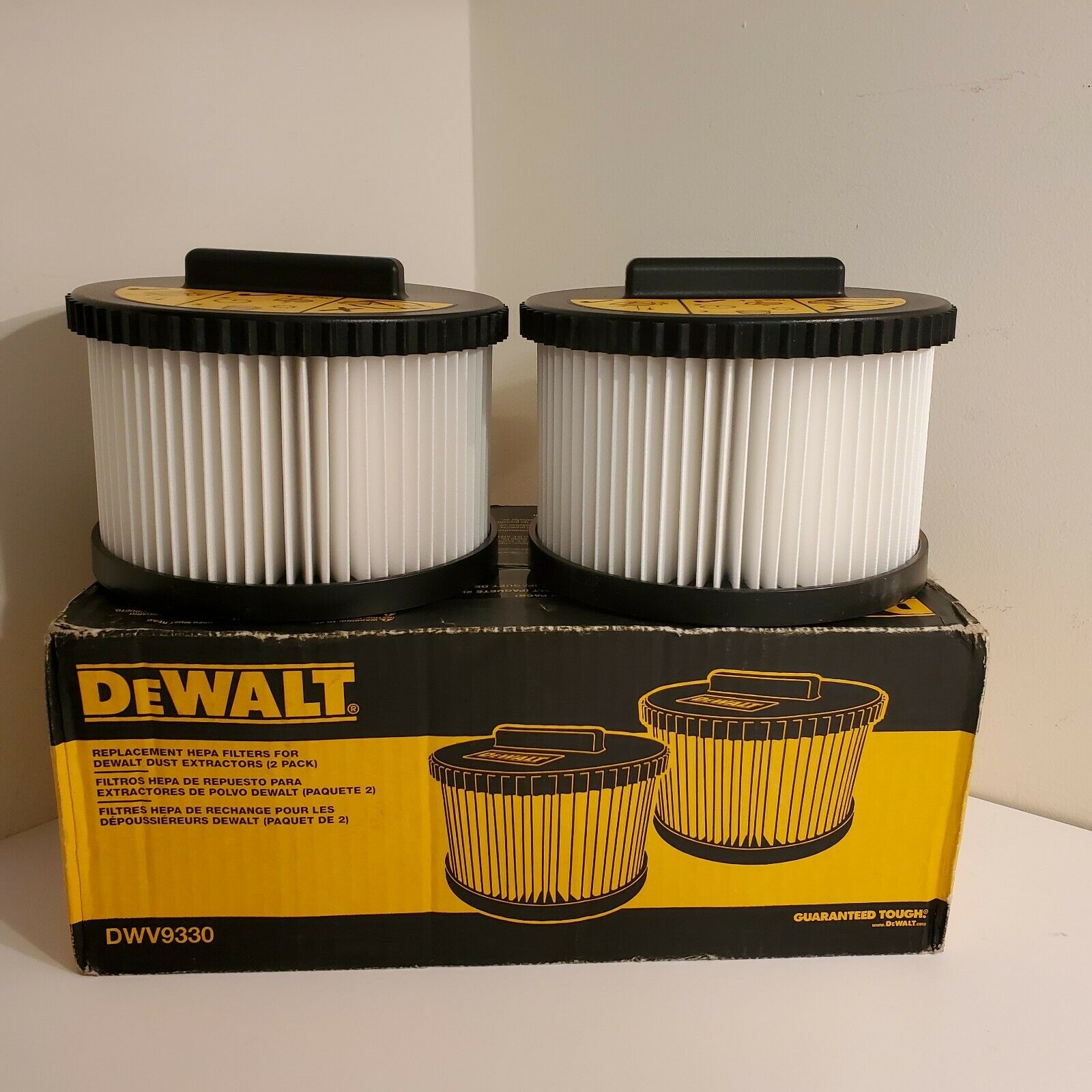 DeWALT DWV9330 Replacement HEPA Filters (Pack of 2)