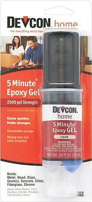 New Devcon 21045 S210 Fresh 2 Part 5 Minute Gel Epoxy Glue Waterproof Adhesive