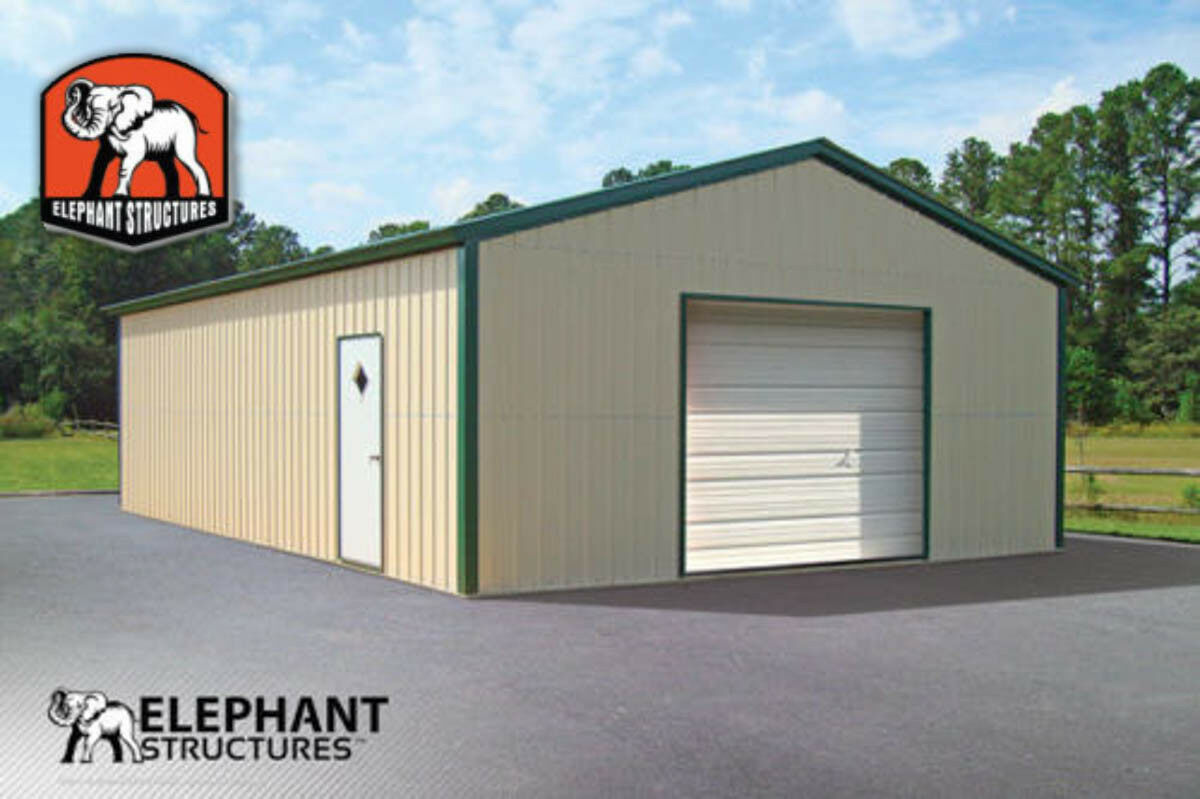 Metal Garage Building Kit - 20' X 26' X 9' For $9155