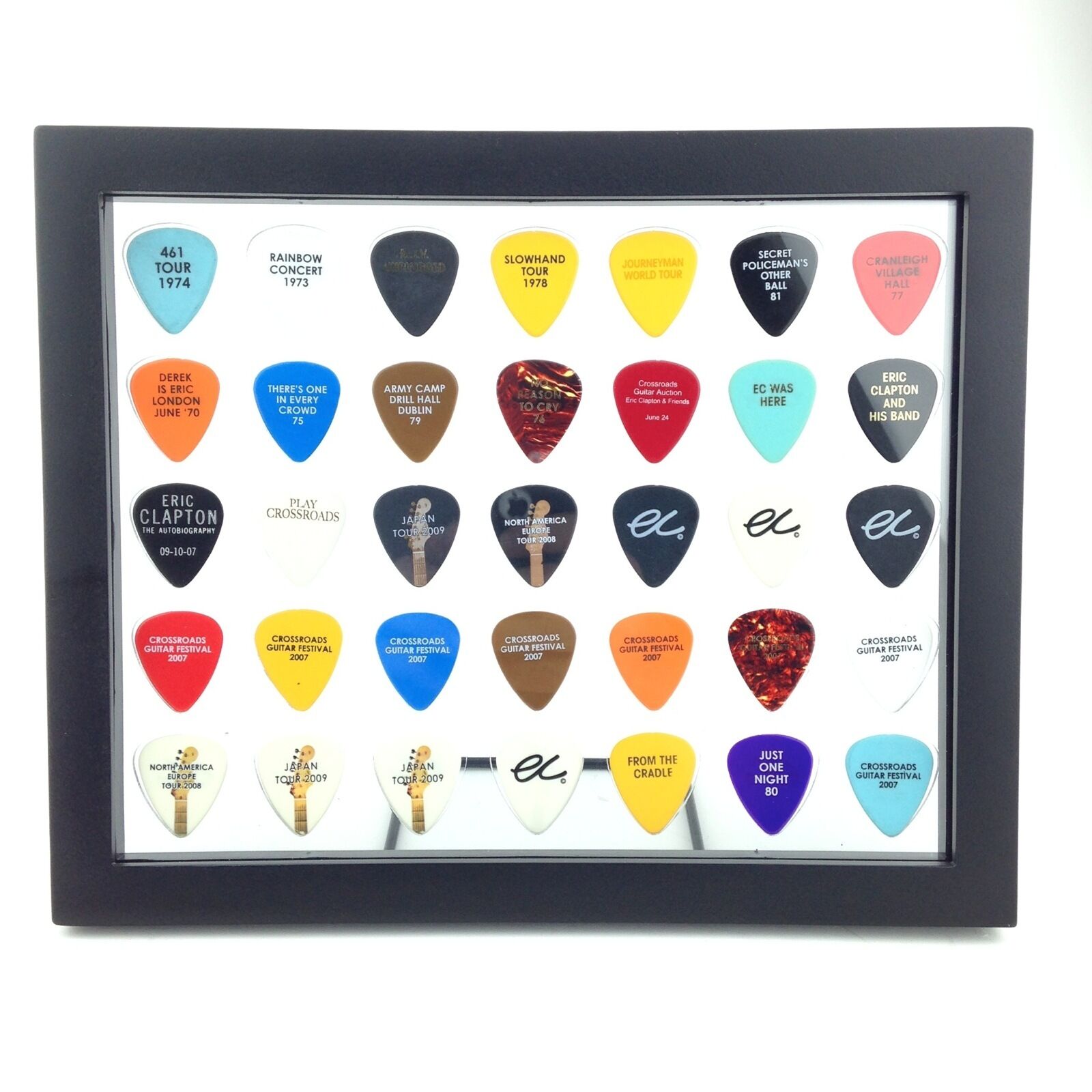Plectrum Spectrum  8" X 10" Guitar Pick Display Frame - Clear - Frame Included!