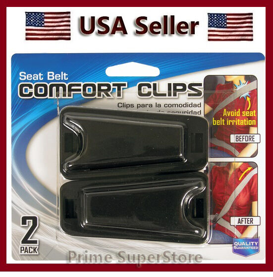 New 2 Clips Seat Belt Comfort Adjuster No Neck Tention Of The Seatbelt Car/Auto