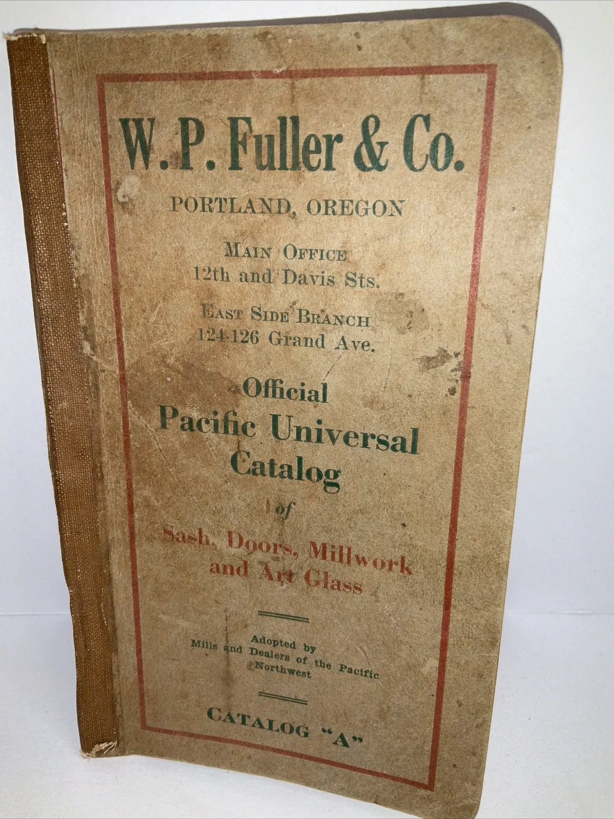 VINTAGE 1916 Pacific Universal Catalog  W.P Fuller & Co.  Portland OR PB ILLUS