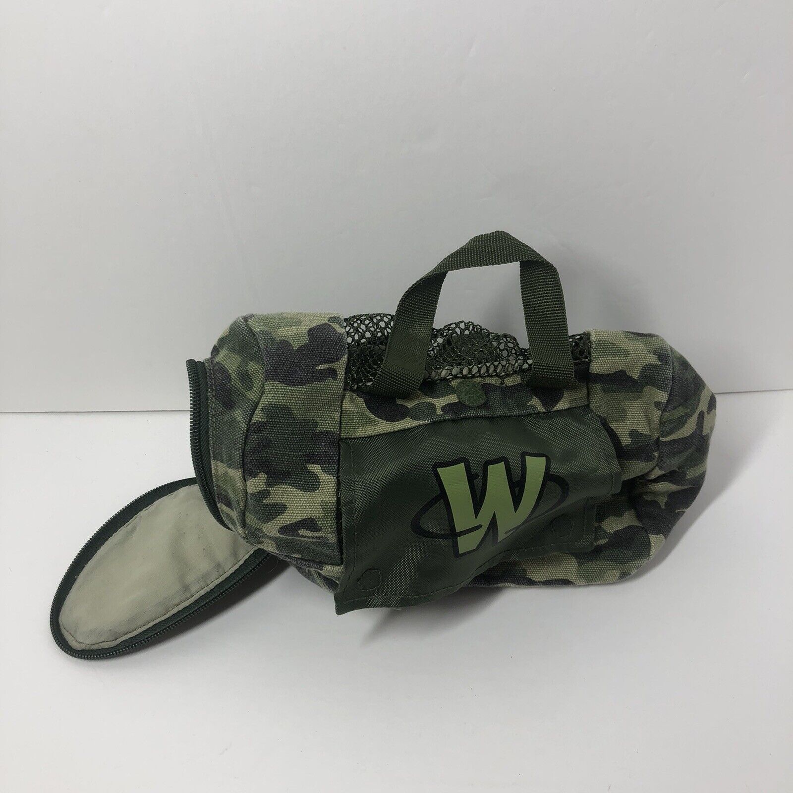 Webkinz Army Duffle Bag Pet Carrier Zip Opening Mesh Window Plush Stuffed Animal