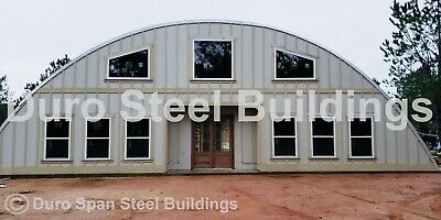 Durospan Steel 55x36x19 Metal Quonset Diy Home Building Kits Open Ends Direct