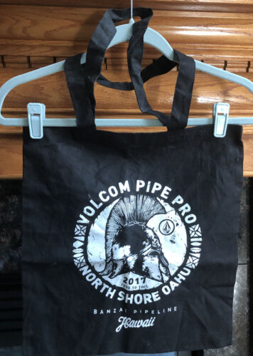 Volcom 2017 Pipe Pro Canvas Tote Bag North Shore Oahu Hawaii Banzai Pipeline