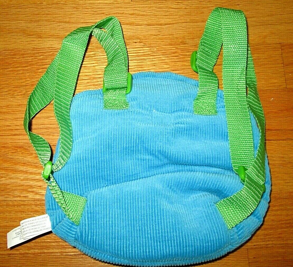 Webkinz Blue Plush Pet Carrier Backpack By Ganz New