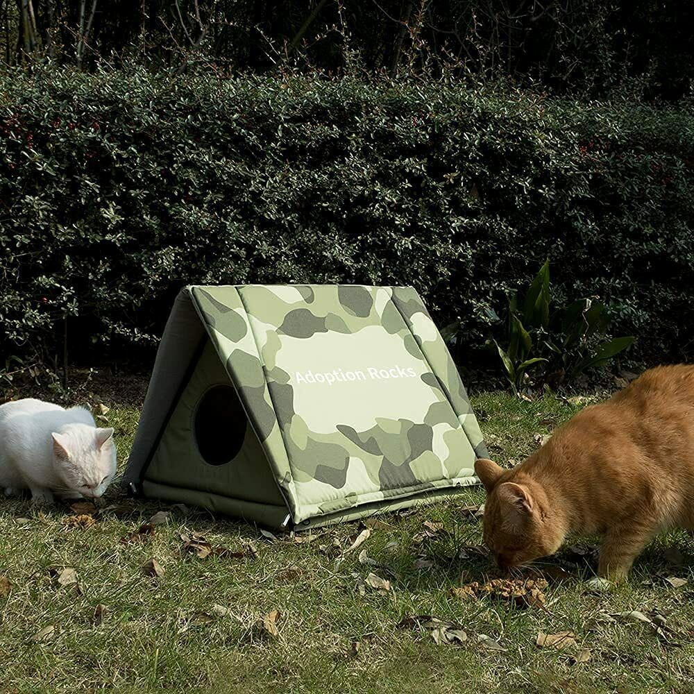 Petkit Waterproof Cat Tent Adoption Rocks Shelter Dome Sleeping Tent Bed Cave